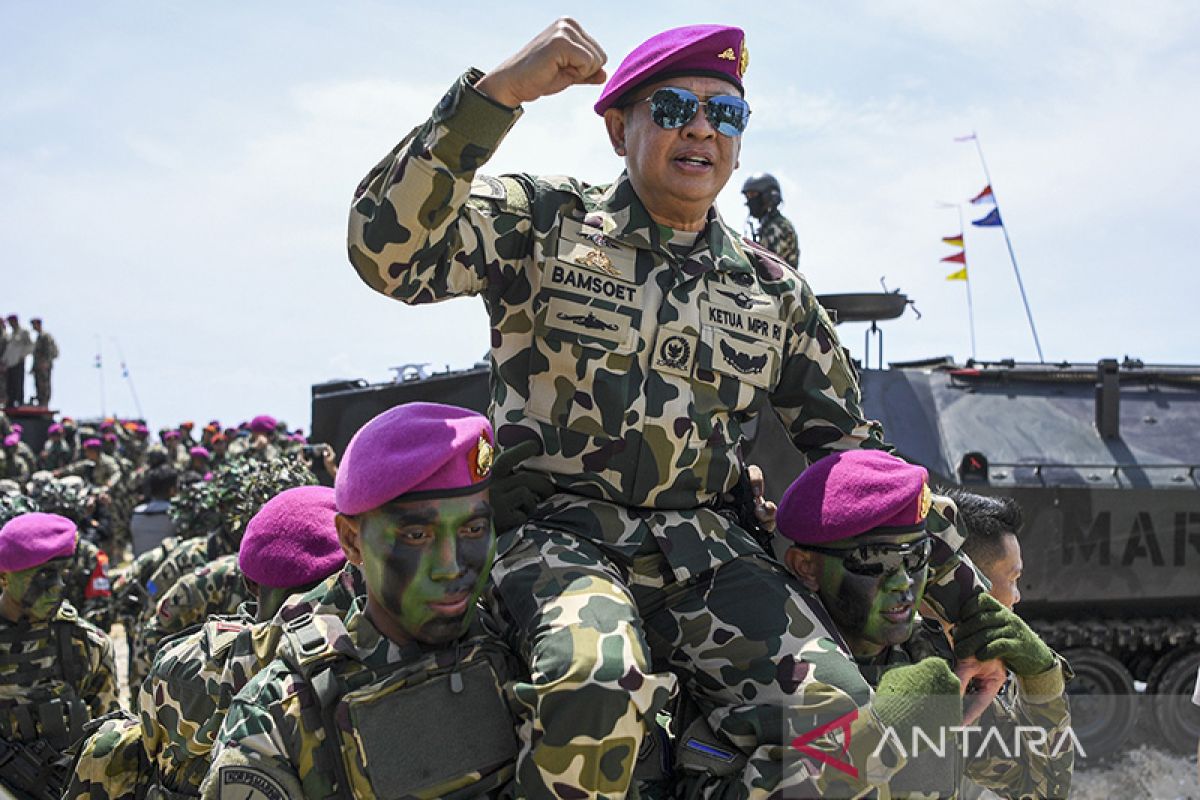 Ketua MPR diangkat jadi warga kehormatan Korps Marinir