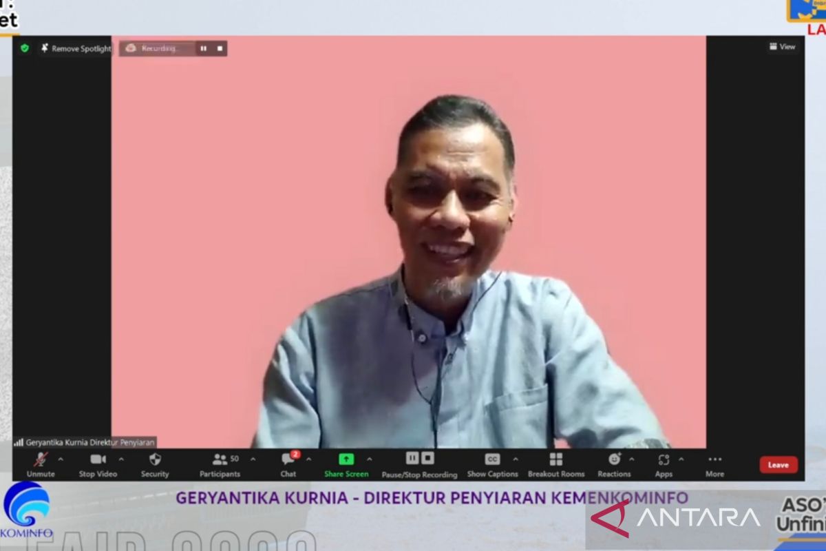 Kemenkominfo: Tercatat sebanyak 564 siaran TV digital di Indonesia