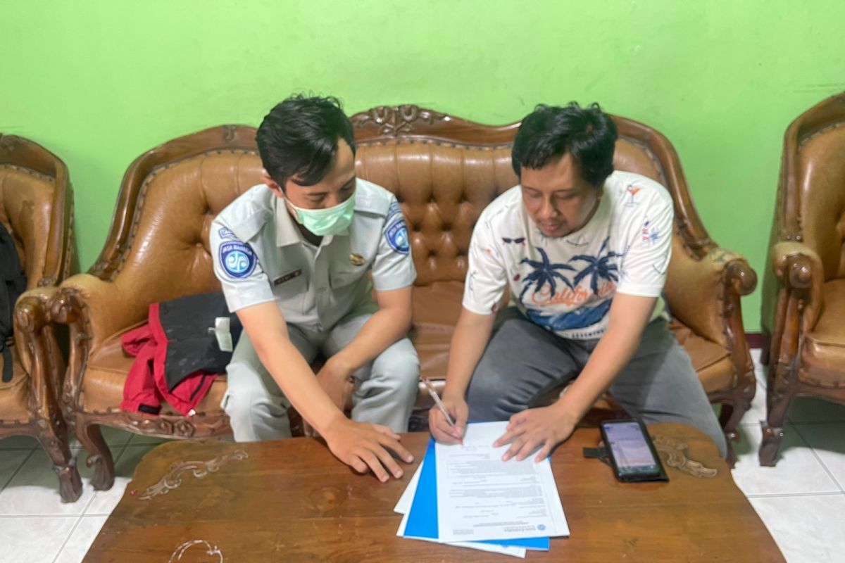 Jasa Raharja Banten Serahkan Santunan Kepada Ahli Waris Atas Kecelakaan di Pasar Kemis Cikupa