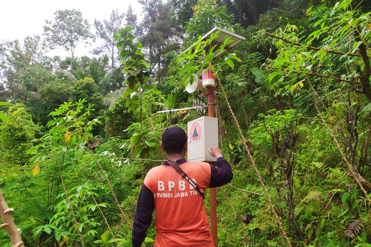 Enam EWS untuk peringatan dini bencana di Trenggalek rusak