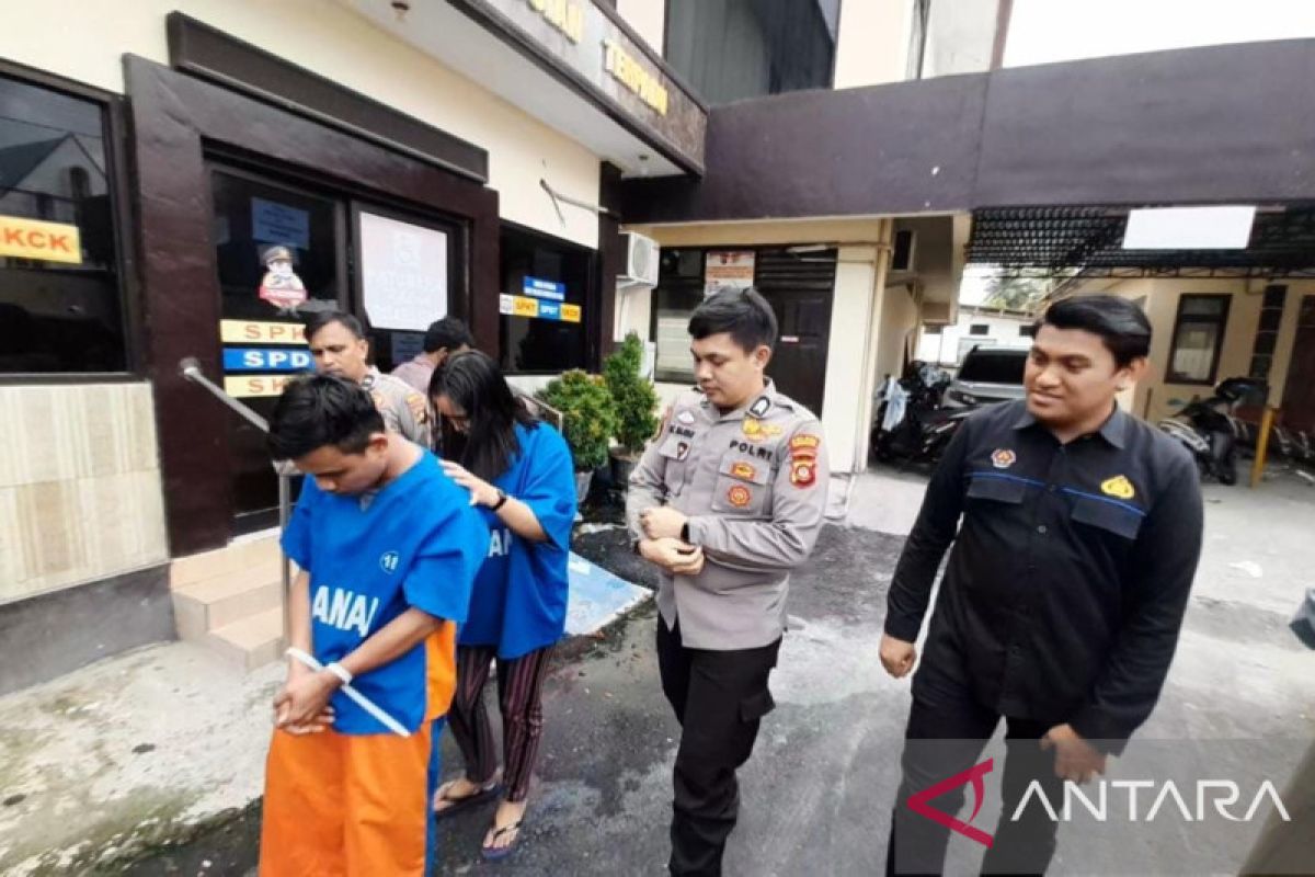 Polisi tahan dua sejoli tersangka pencurian di Gorontalo