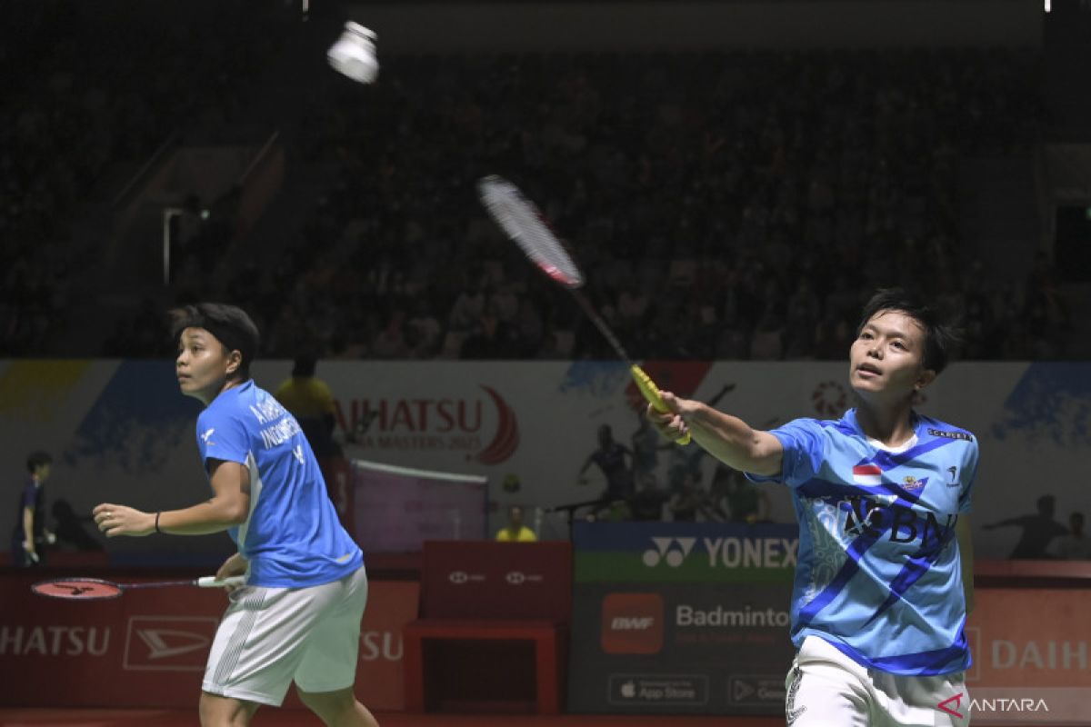 Bulu tangkis: Apriyani/Fadia ke perempat final Indonesia Masters 2023