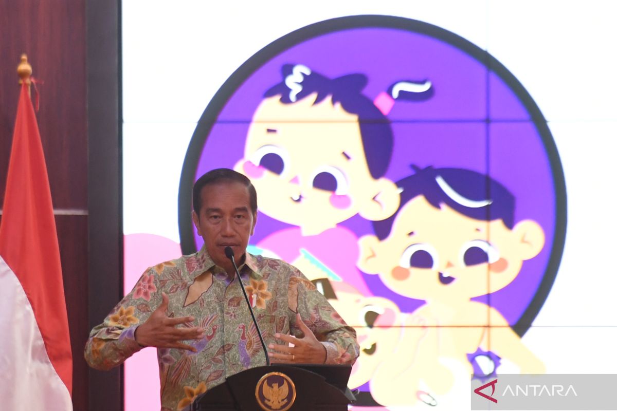 Jokowi attributes reduction in stunting prevalence to parties work