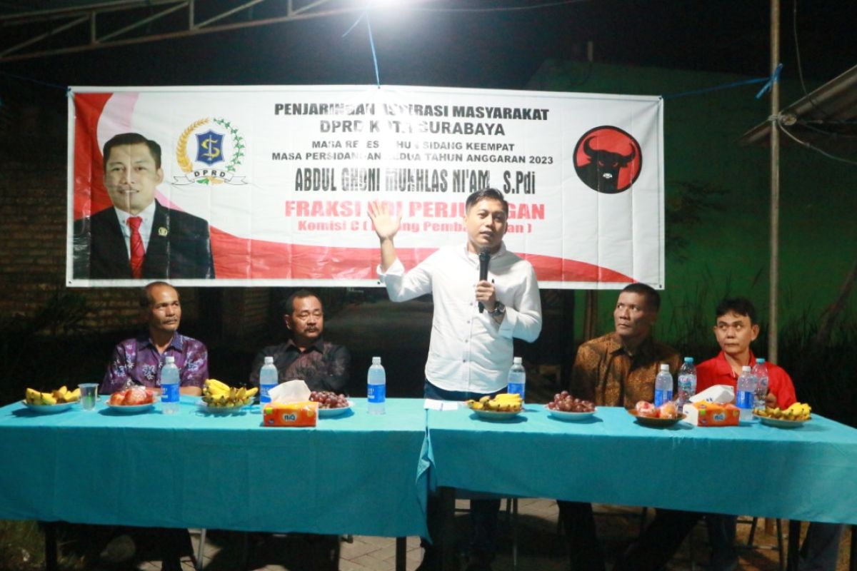 Legislator Abdul Ghoni soroti jaringan PDAM belum masuk perkampungan Surabaya