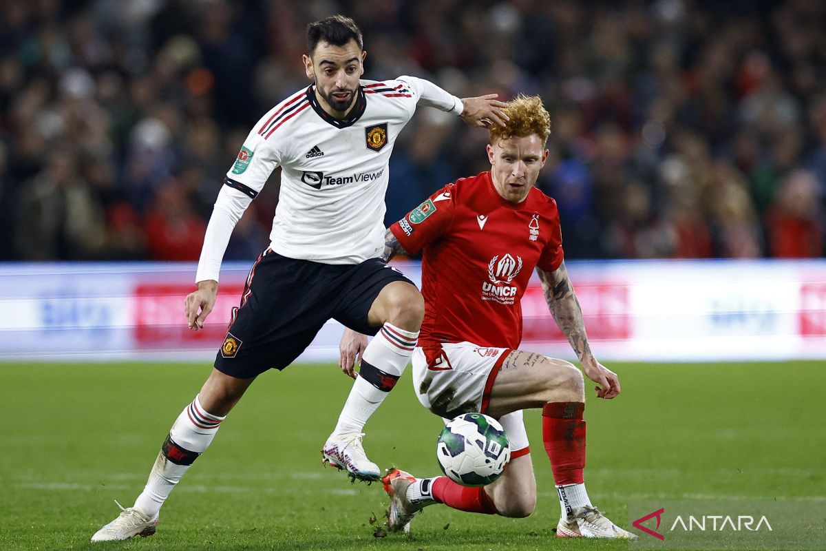 Piala Liga Inggris - Manchester United menang meyakinkan 3-0 atas Nottingham Forest