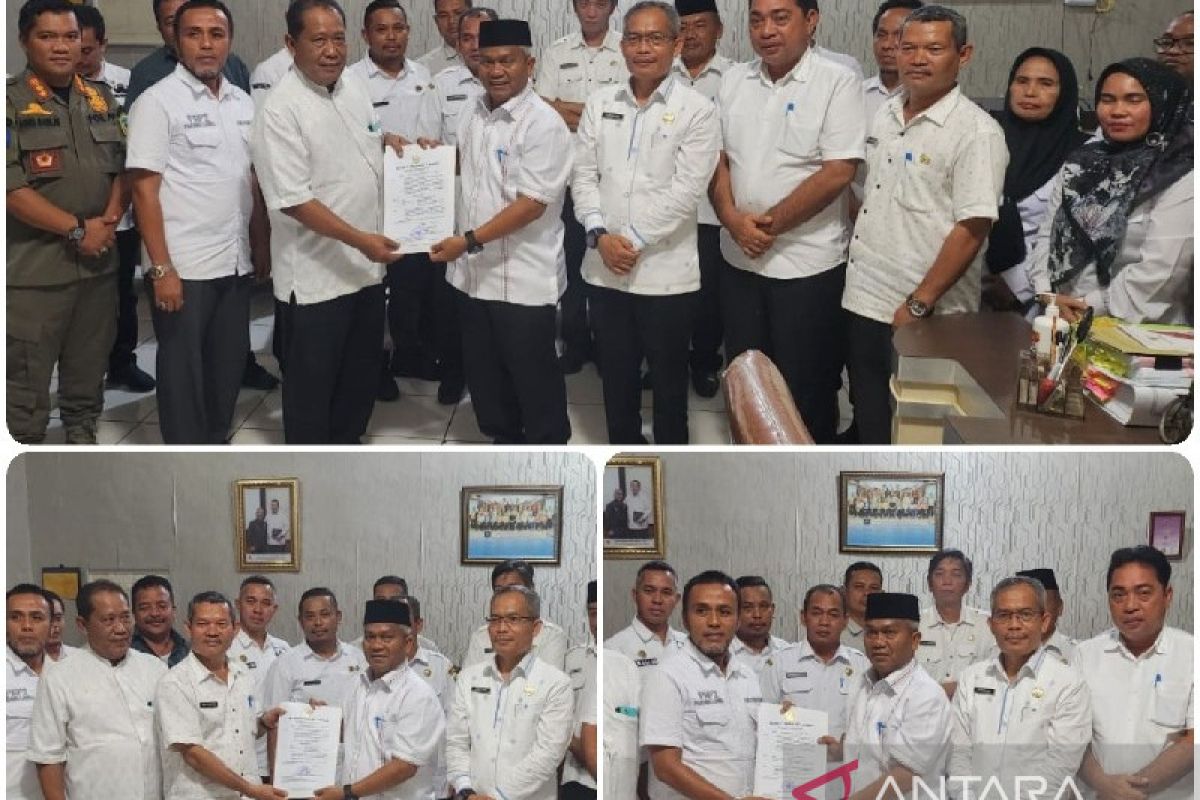 AZP serahkan surat perintah Plt pimpinan OPD kepada 3 pejabat Pemkab Palas