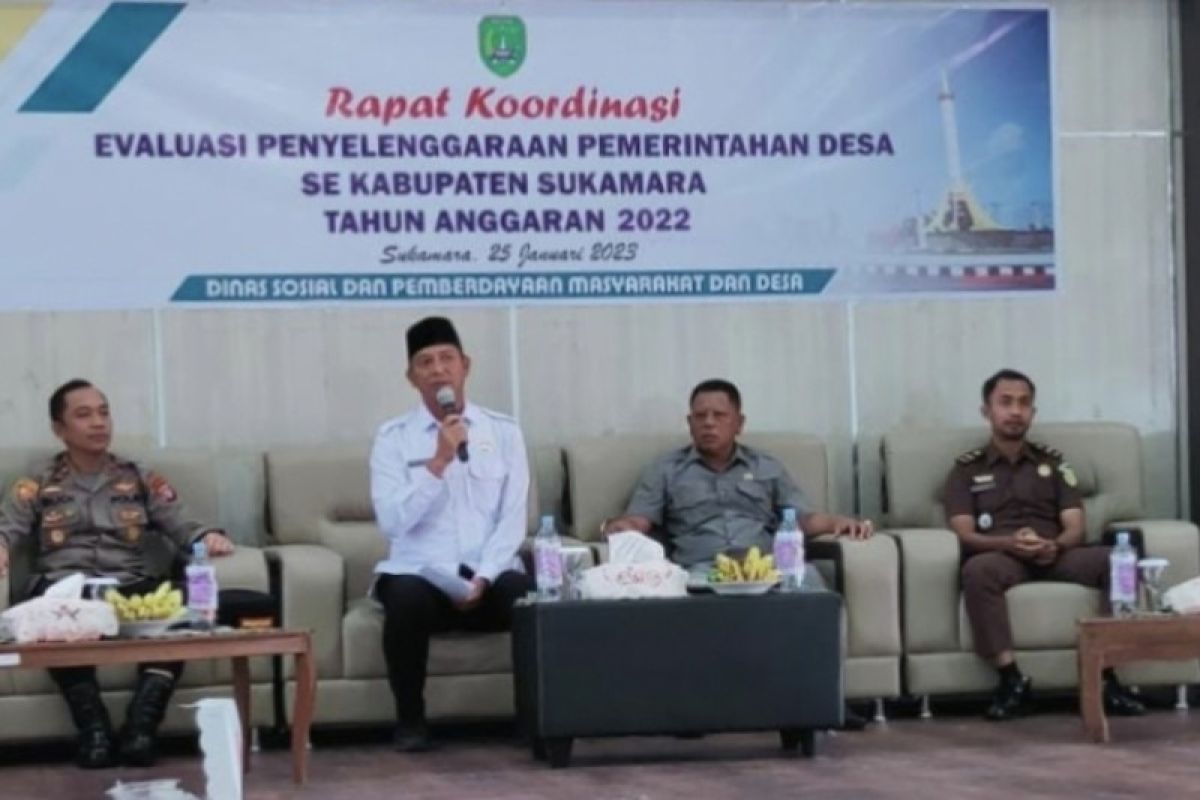 Bupati Sukamara: Pemdes berperan penting dalam menyukseskan pembangunan