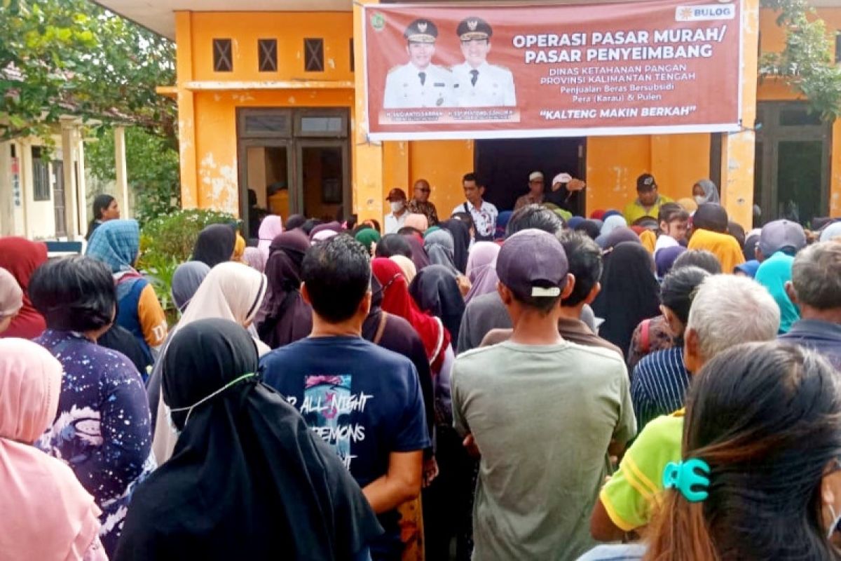 Pemprov Kalteng pasok 26 ton beras bersubsidi untuk masyarakat Kotim