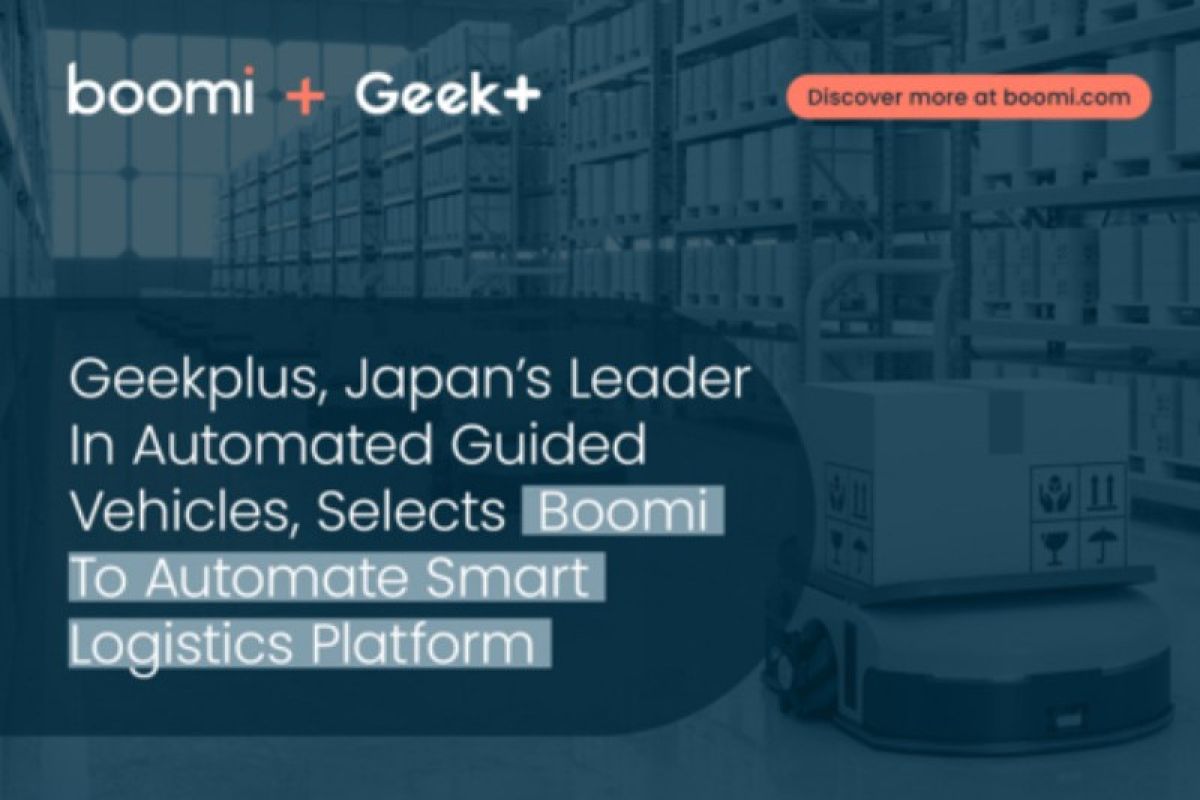 Geekplus, Pemimpin Kendaraan Terpandu Otomatis Dari Jepang, Pilih Boomi Untuk Otomatisasi Platform Logistik Cerdas