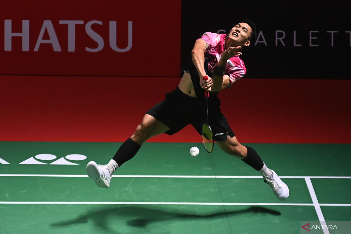 Aksi Jonatan dan Bagas/Fikri mengawali perempat final Indonesia Masters