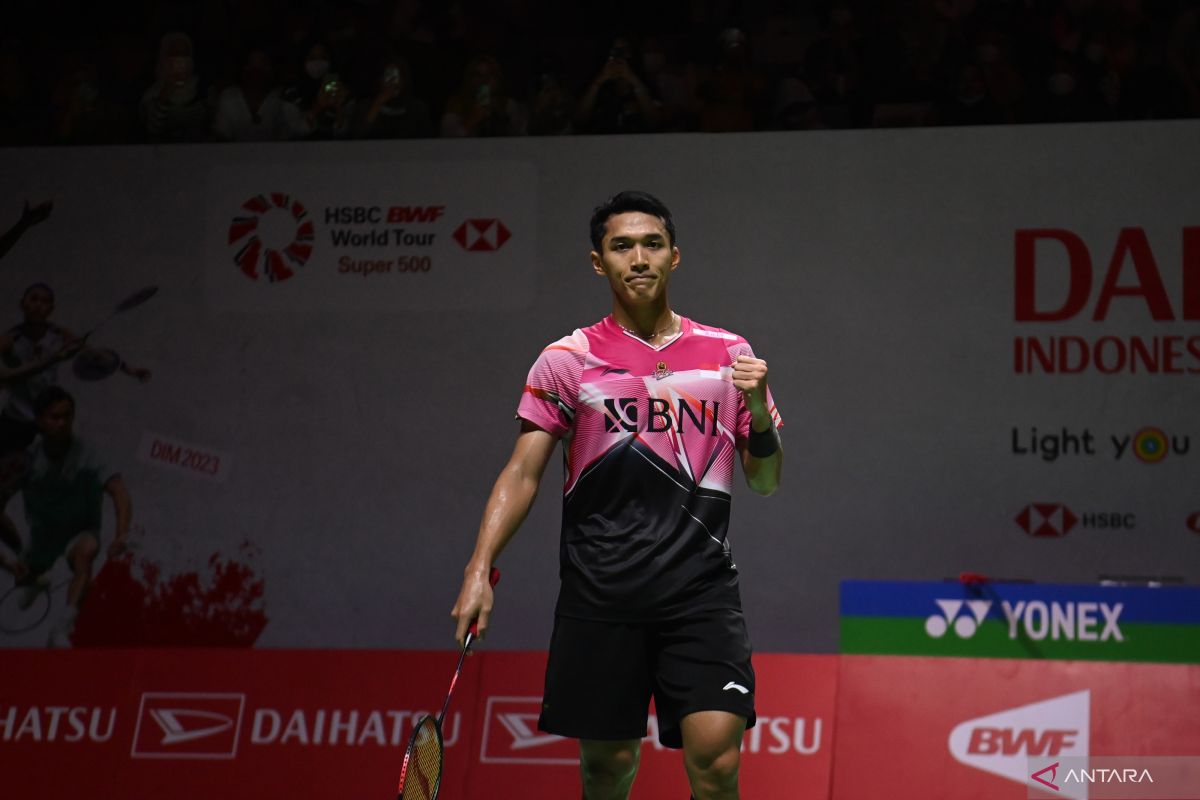 Perempat final Indonesia Masters 2023: Bagas/Fikri kalah, Jonatan Christie bukukan kemenangan