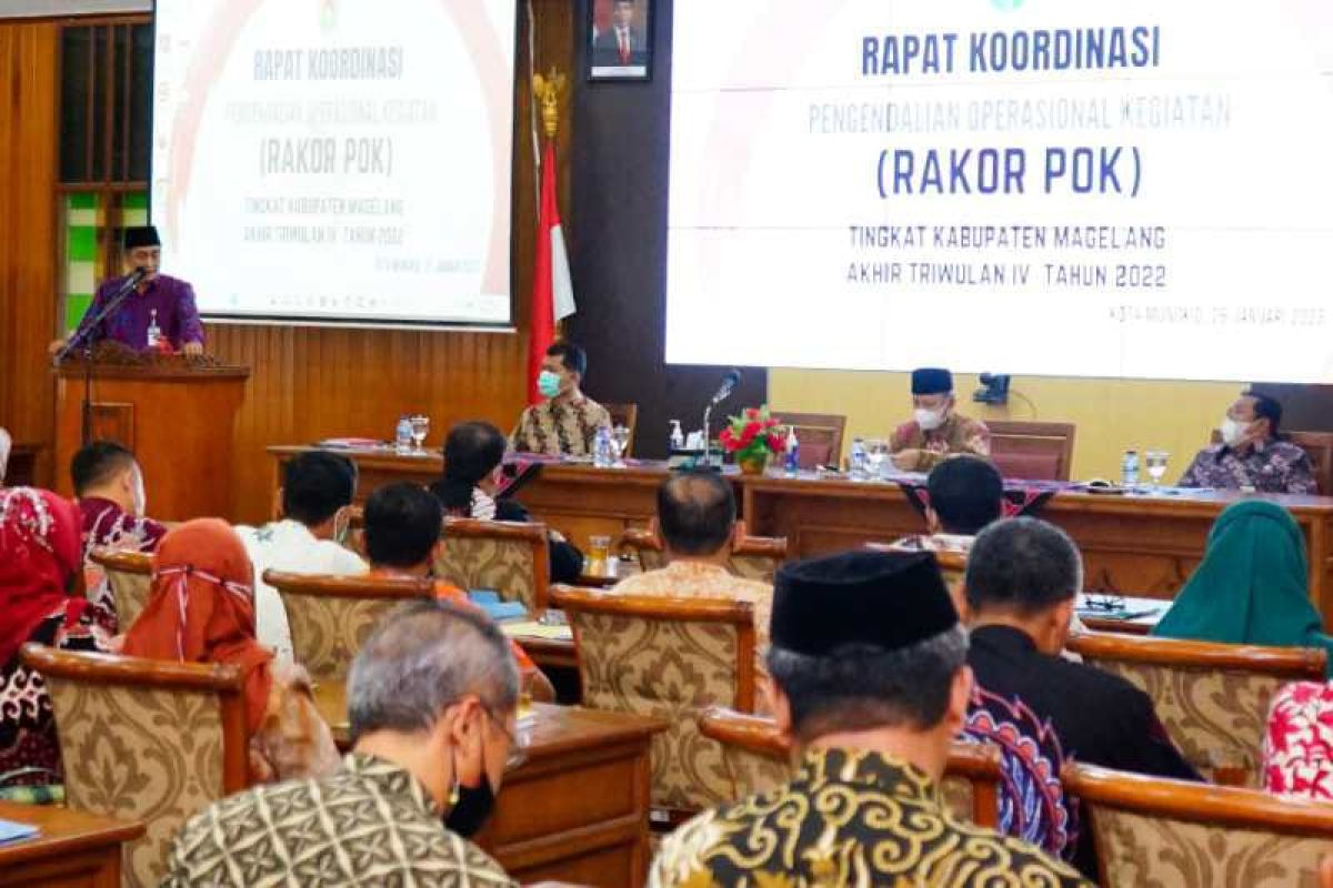 Bupati: realisasi fisik 2022 Kabupaten Magelang capai 99 persen