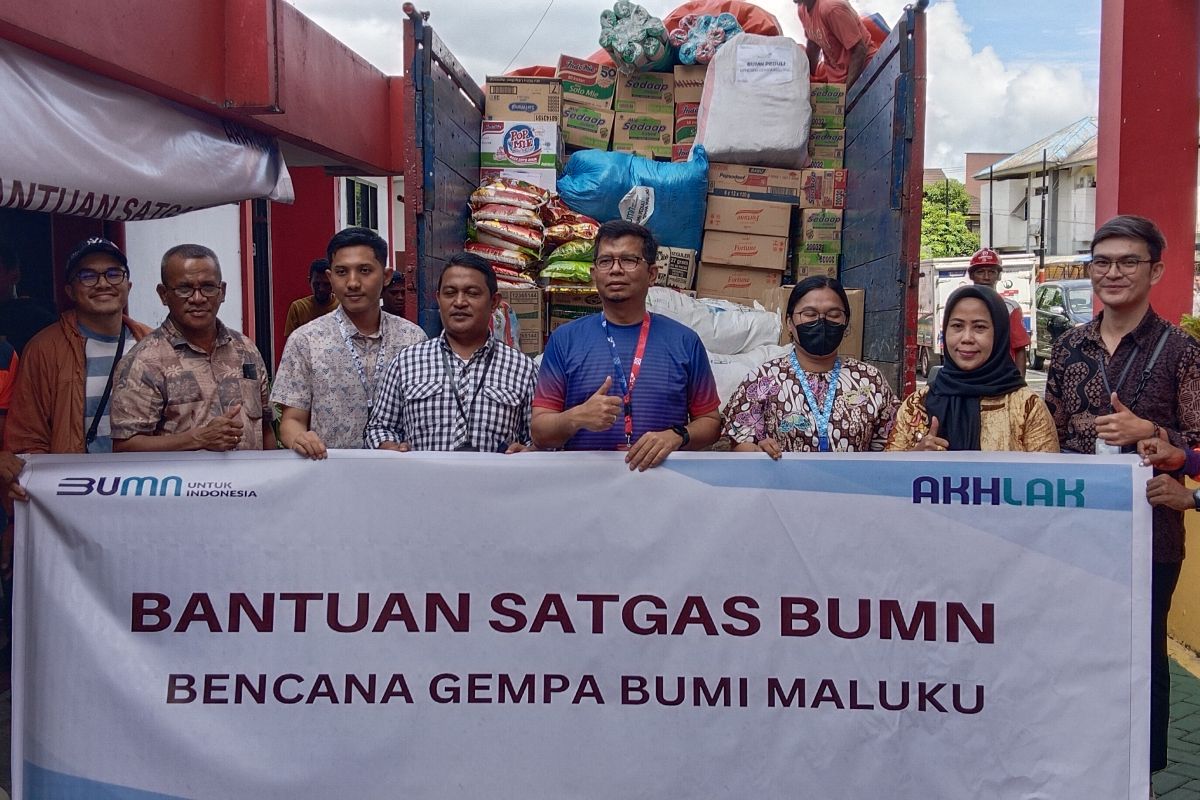 Satgas BUMN  Maluku salurkan bantuan untuk korban gempa KKT dan MBD