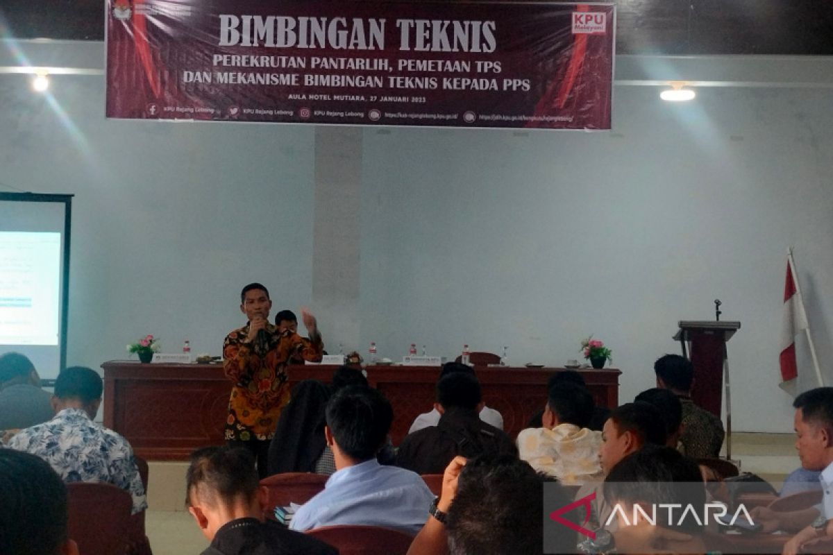 KPU Rejang Lebong rekrut 860 petugas pemutakhiran data pemilih