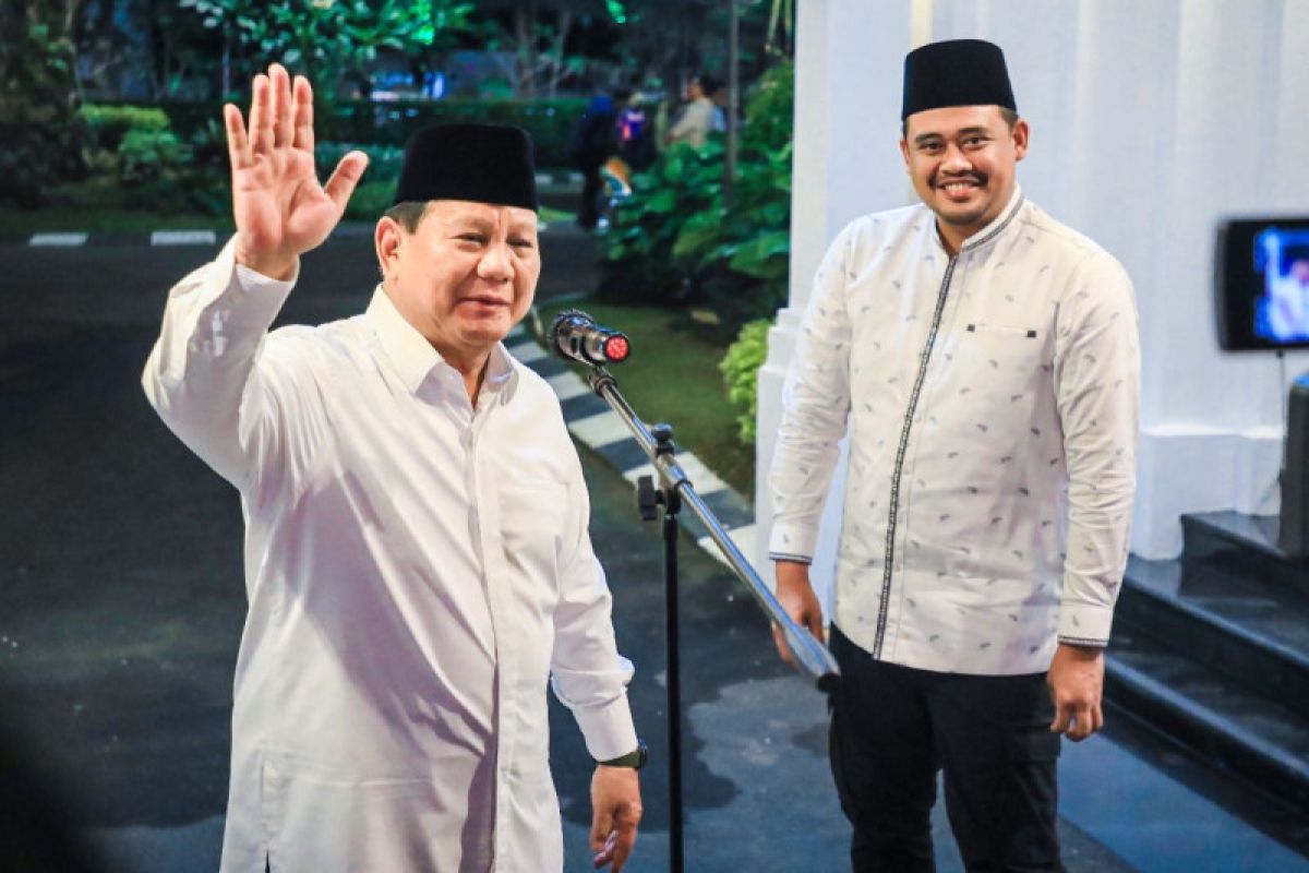 Prabowo akui Kota Medan semakin maju sejak dipimpin Bobby Nasution