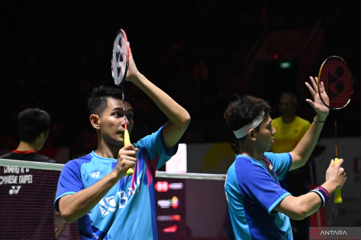 Fajar/Rian rebut kemenangan babak pertama All England dari Kang/Seo