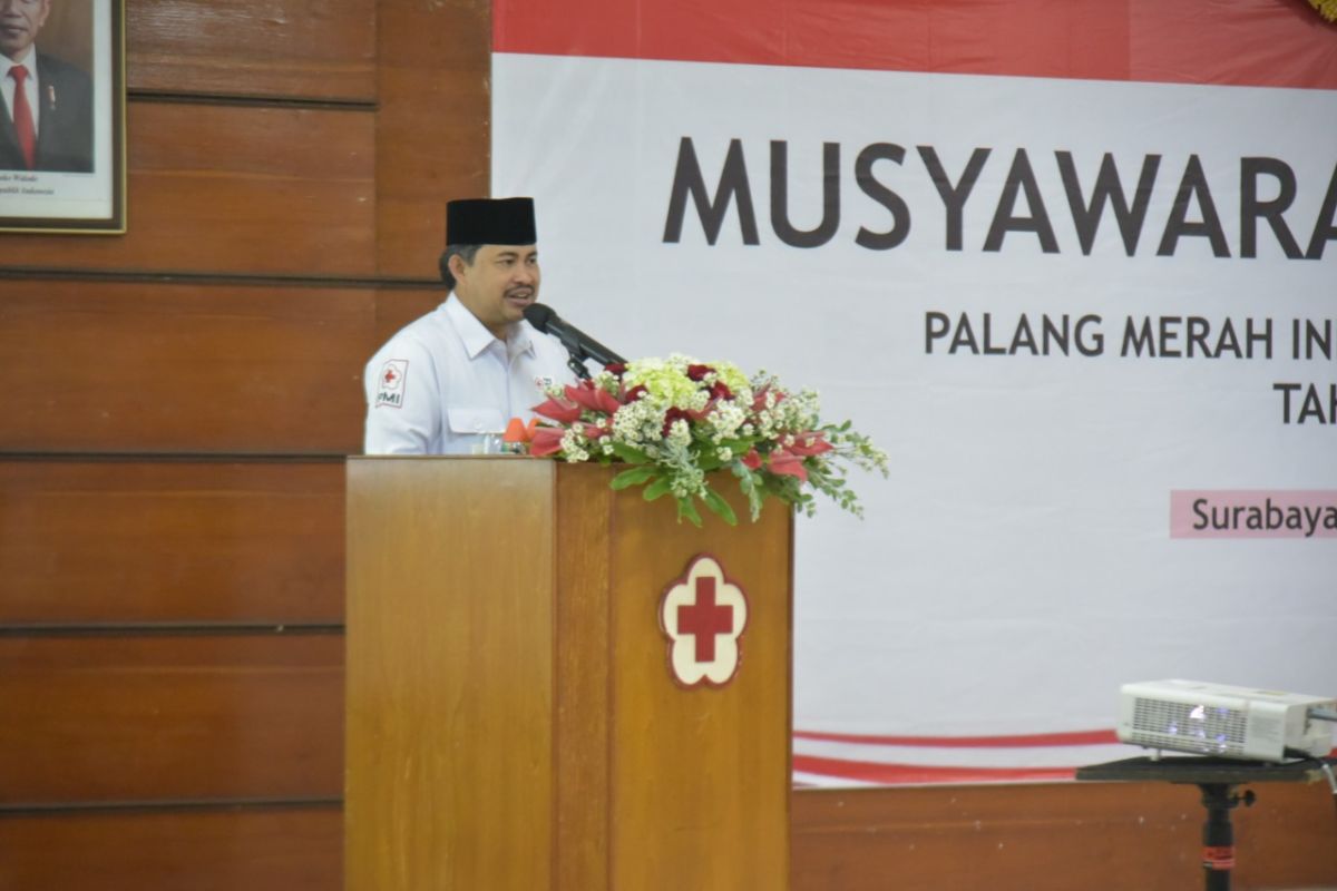 Sekda Kota Ikhsan dilantik jadi Ketua PMI Surabaya