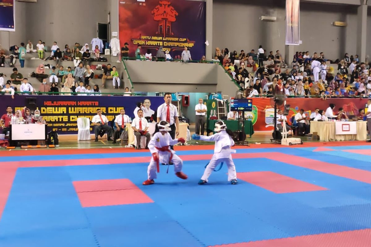 1.300 karateka bertanding di Ratu Dewa Warrior Cup Open Karate Championship