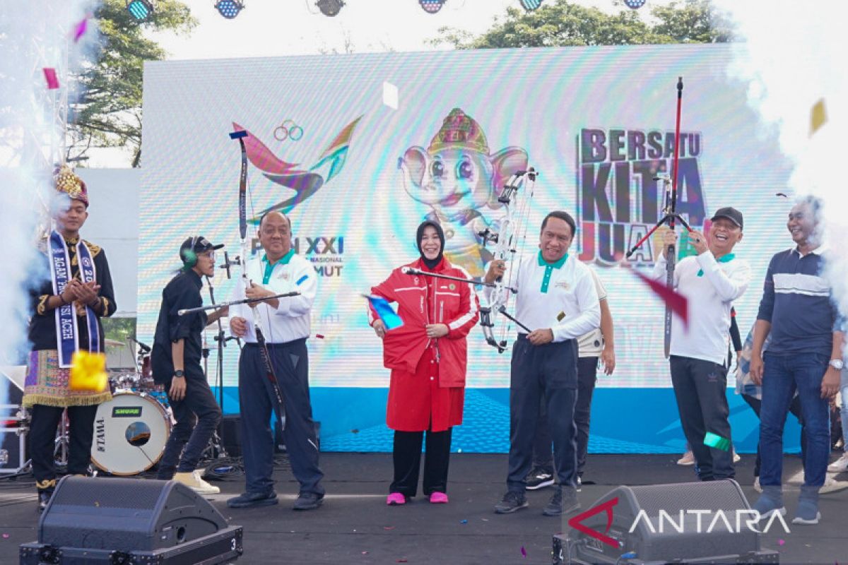 Minister launches Aceh's mascot, logo, and tagline for 2024 PON