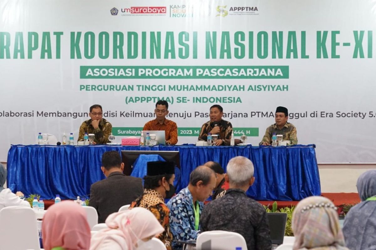 Universitas Muhammadiyah Surabaya tuan rumah Rakornas XI APPPTMA 2023