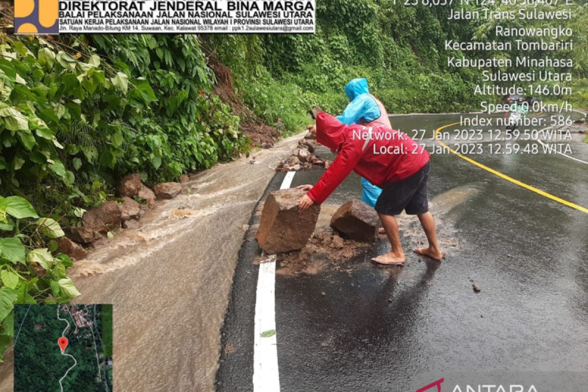 BPJN Sulut antisipasi bencana longsor yang ganggu kenyamanan transportasi