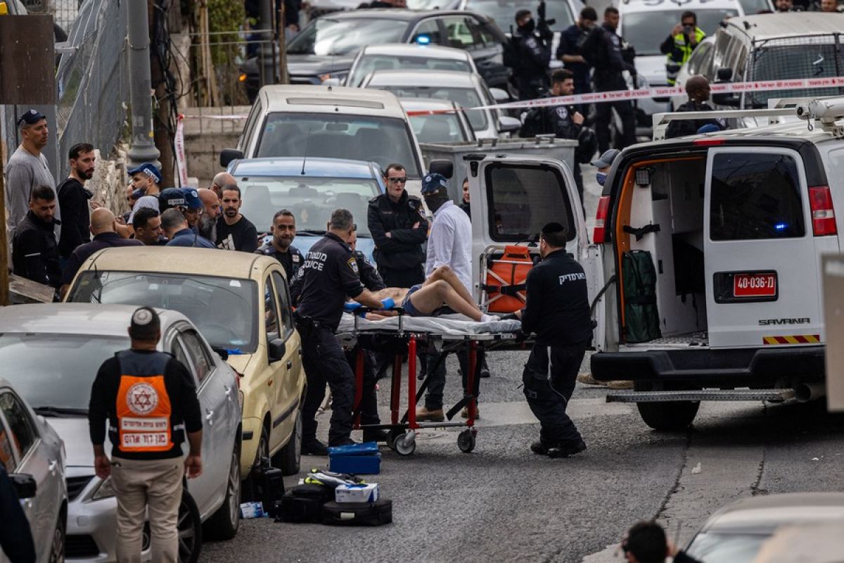 Dua warga Israel terluka akibat penembakan di Yerusalem