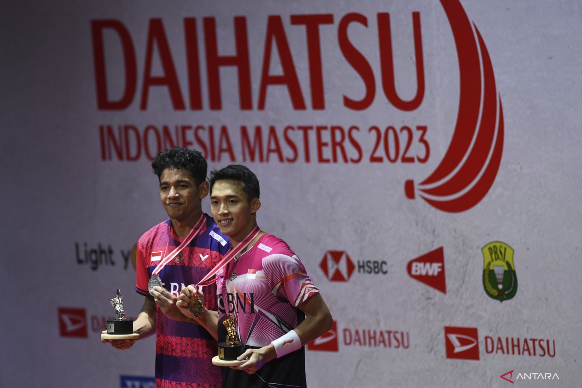 Jonatan geser Ginting tempati peringkat dua dunia