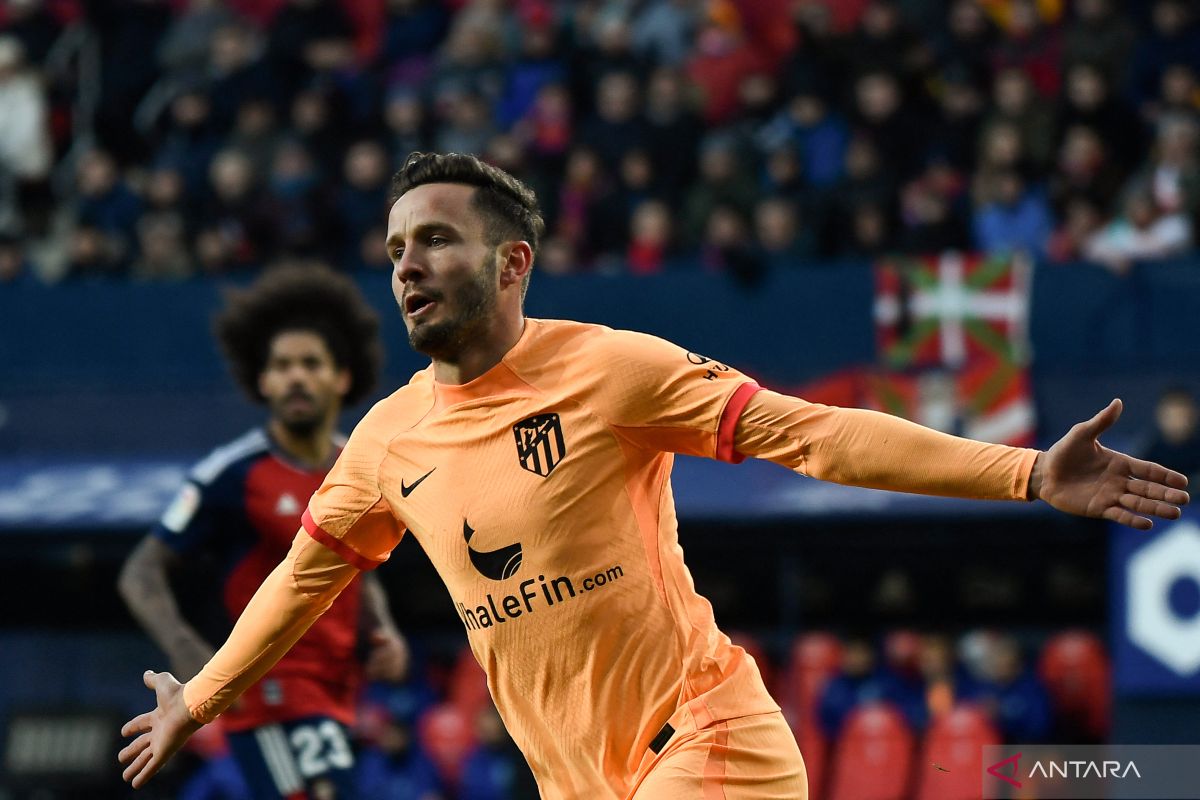 Gol semata wayang Saul Niguez antar Atletico tundukkan Osasuna