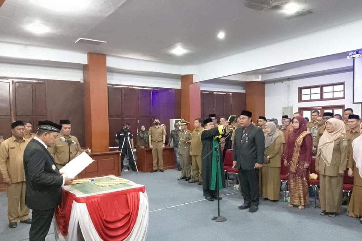 Lantik T Reza Fahlevi sebagai Sekdakab Aceh Jaya, ini ajakan Pj Bupati