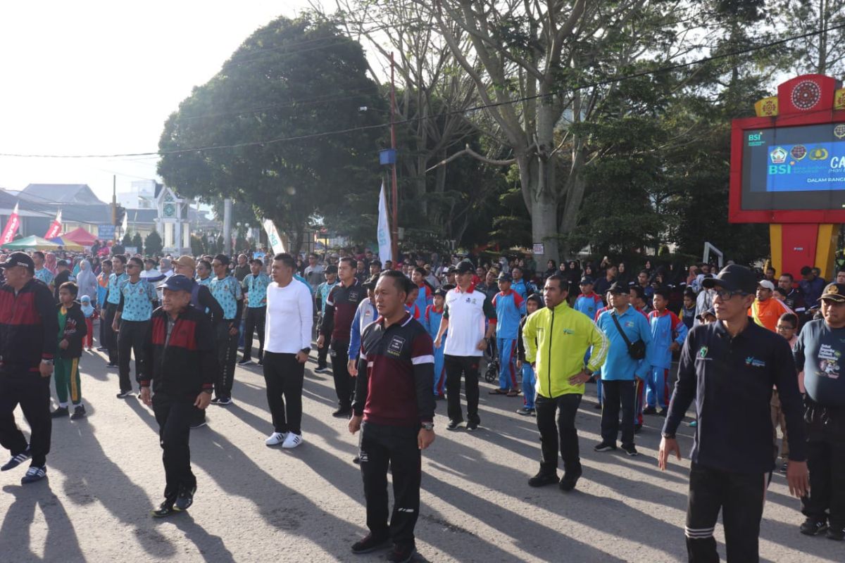 Peringati HUT Kute Takengen ke-446, Aceh Tengah gelar Car Free Day