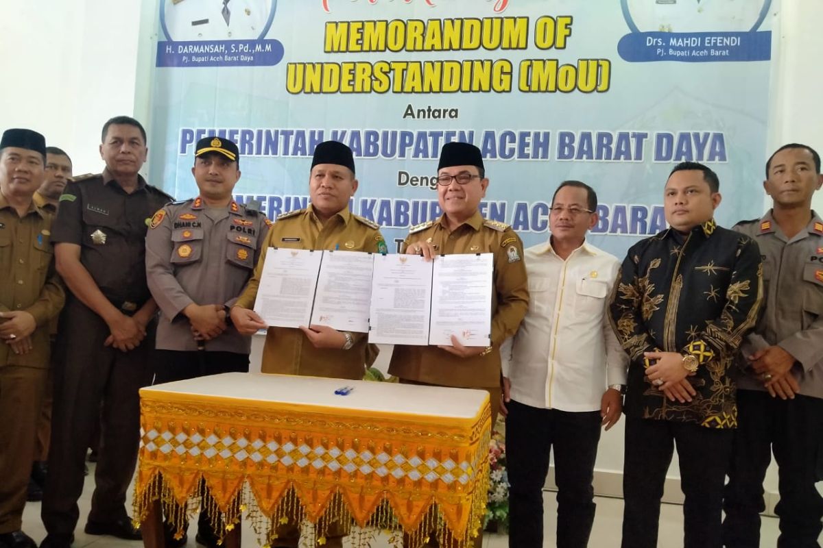 Abdya-Aceh Barat sepakat majukan sektor pertanian dan perikanan