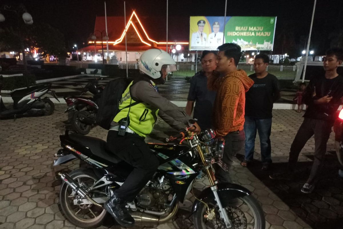 Polresta Pekanbaru amankan 39 sepeda motor terindikasi balap liar