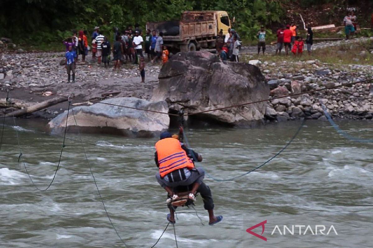 Pohon pengikat jembatan gantung tumbang jadi penyebab insiden Diguel