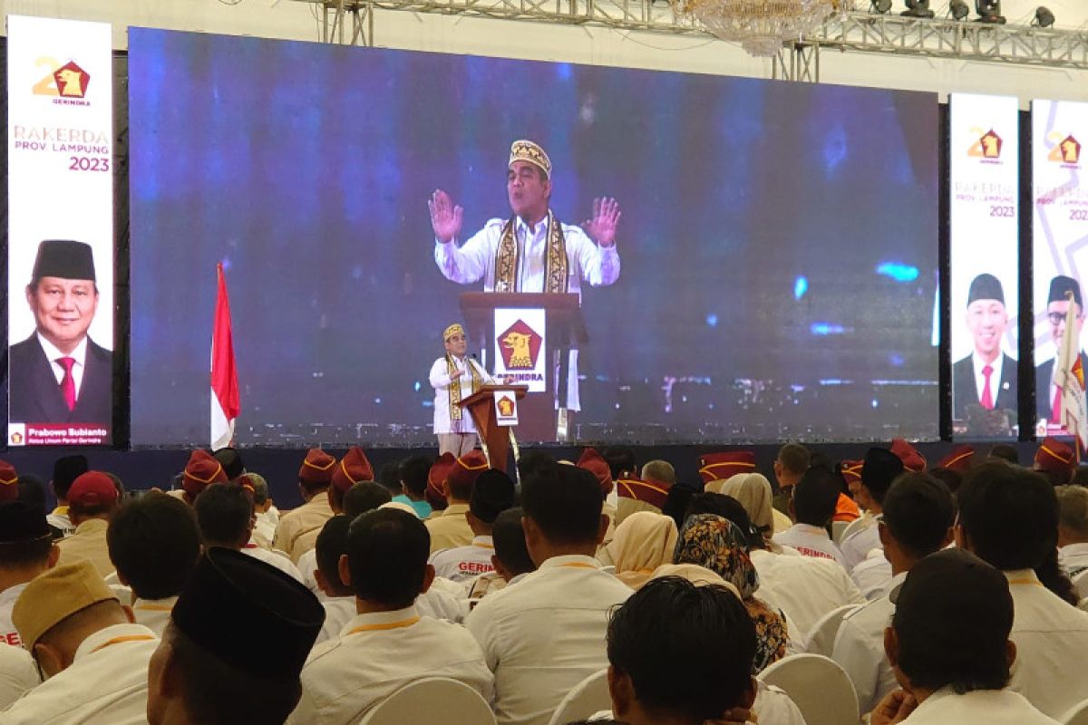 Gerindra minta para caleg  contoh semangat Prabowo
