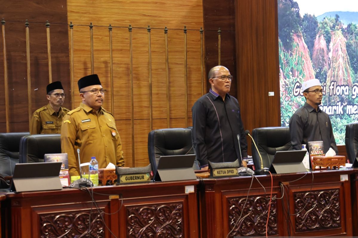 DPRD Sumbar tetapkan ranperda inisiatif Pokok-Pokok Kebudayaan