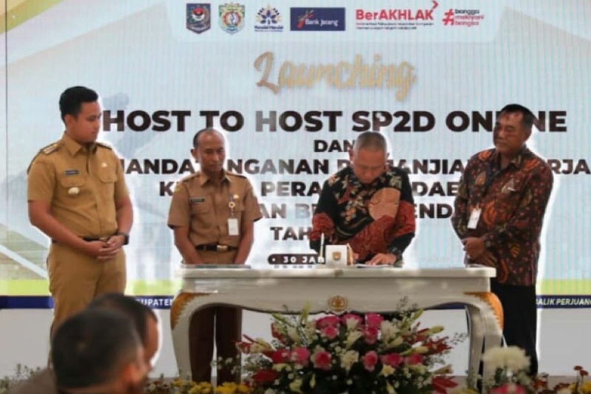 Bank Jateng dan Pemkab Kendal launching host to host SP2D online