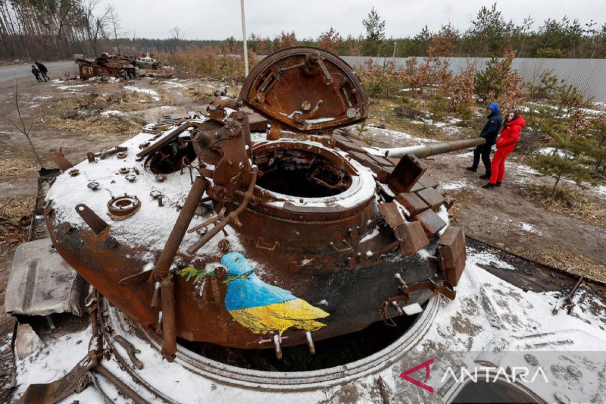 Putin: Ukraina kehilangan 30 persen kendaraan militer bantuan asing