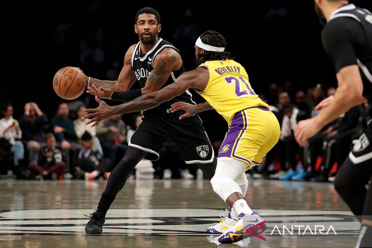 Nets bekuk Lakers 121-104, manfaatkan ketidakhadiran LeBron James