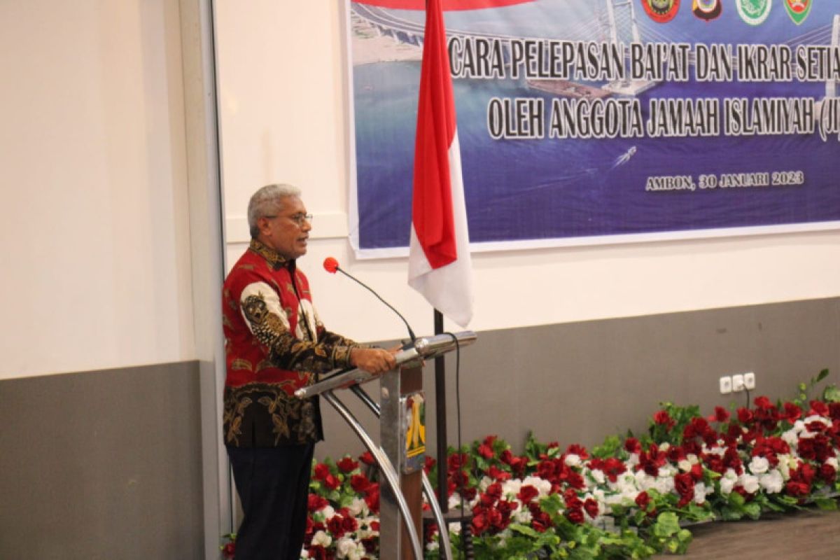 Sebanyak 30 anggota JI di Maluku sudah ikrar setia kepada NKRI