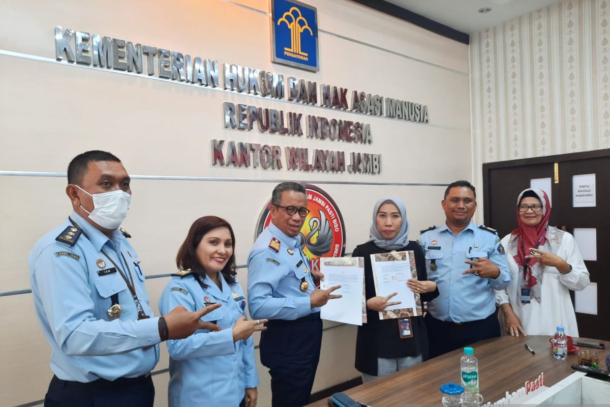 Kanwil Kemenkumham dan ANTARA Biro Jambi jalin kerja sama bidang pemberitaan