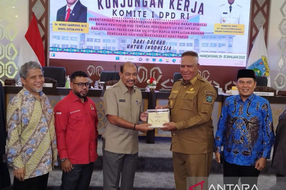 Kunjungan DPD RI di Papua Barat dengar kendala pelaksanaan Otsus