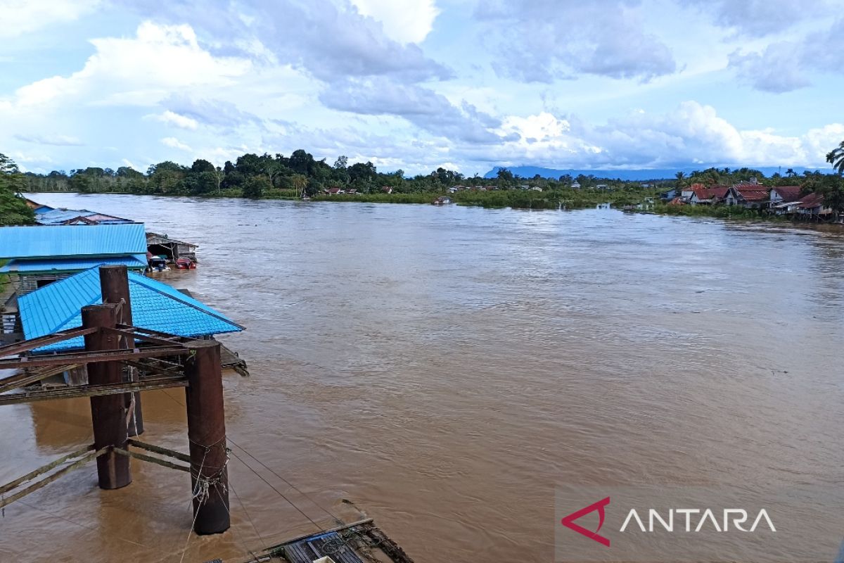 Banjir melanda daerah perbatasan RI-Malaysia di Kapuas Hulu