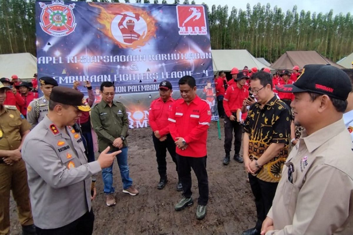 Perusahaan mitra pemasok APP Sinar Mas di OKI siaga karhutla