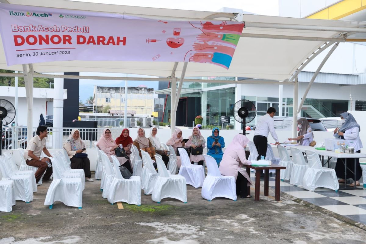 Penuhi ketersediaan, Bank Aceh Peduli gelar donor darah