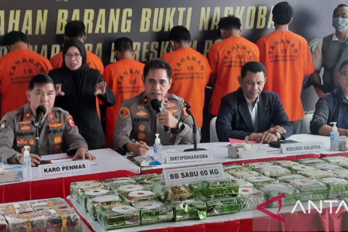 Polri pulangkan DPO pengendali narkoba dari Malaysia