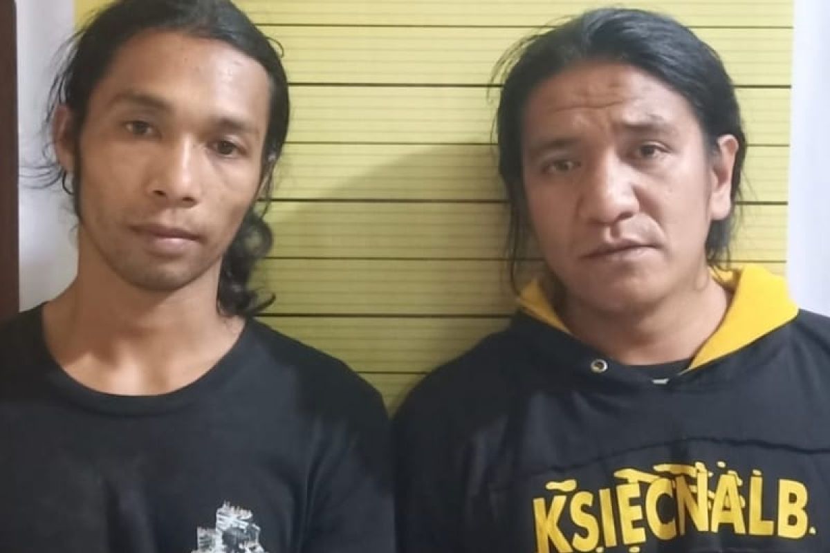 Polres Taput tangkap dua pria pengedar sabu