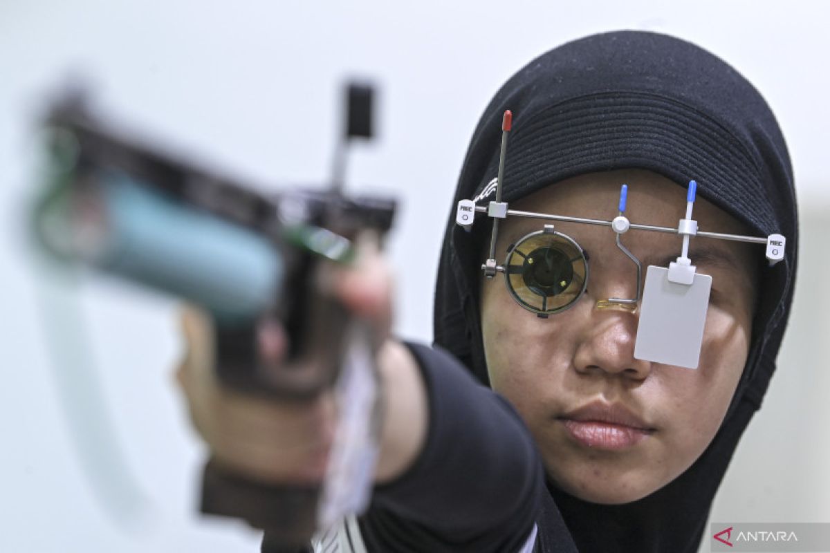 Langkah dua petembak putri Indonesia terhenti di nomor 10m air pistol