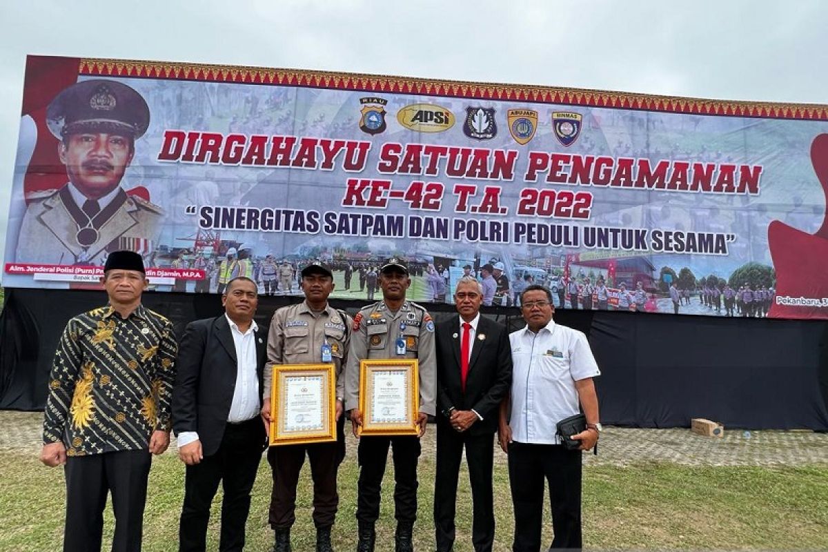 Kapolda Riau apresiasi kinerja Satpam lindungi aset negara