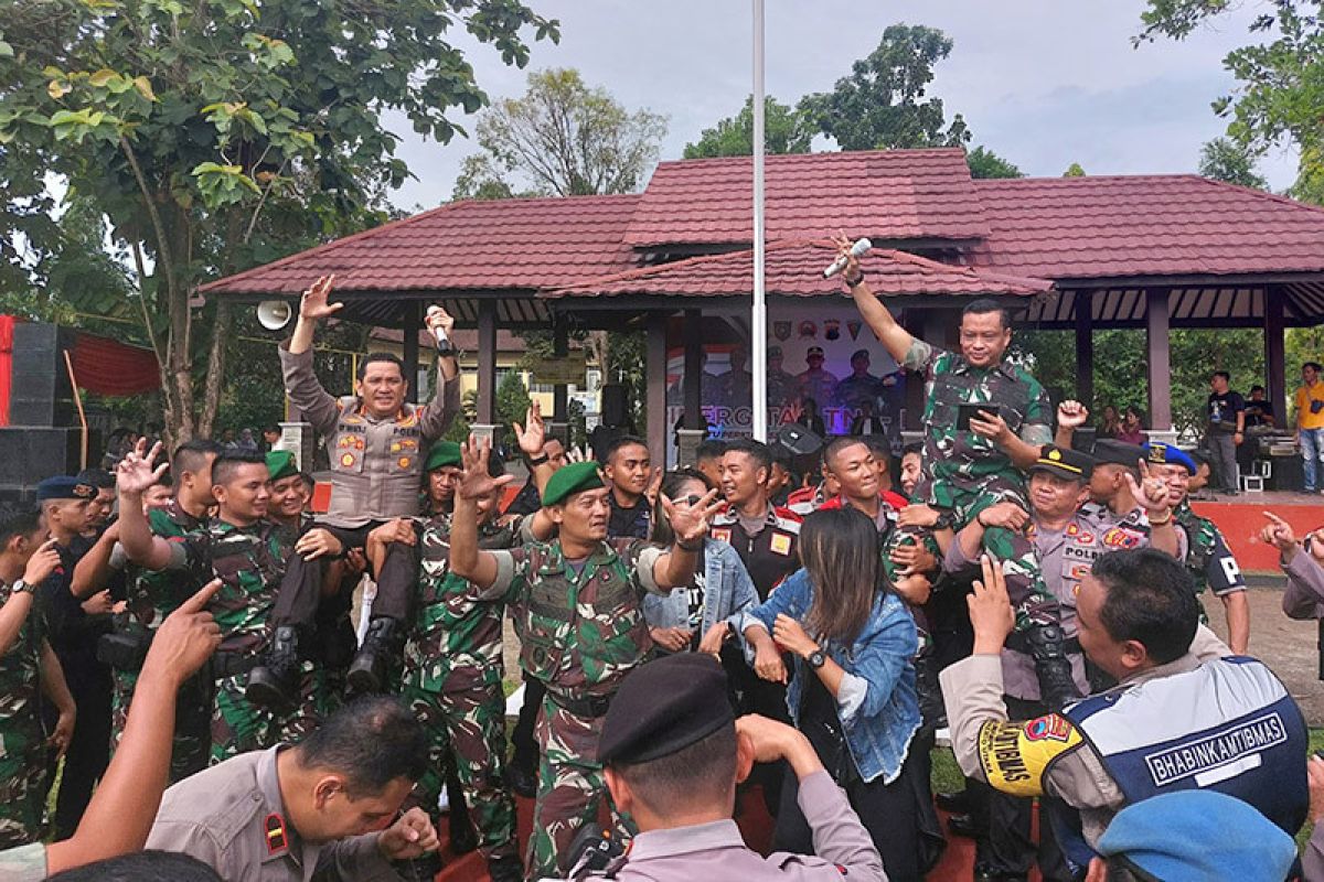 Tni Polri Gelar Kegiatan Jalin Sinergisitas Personel Di Purwokerto