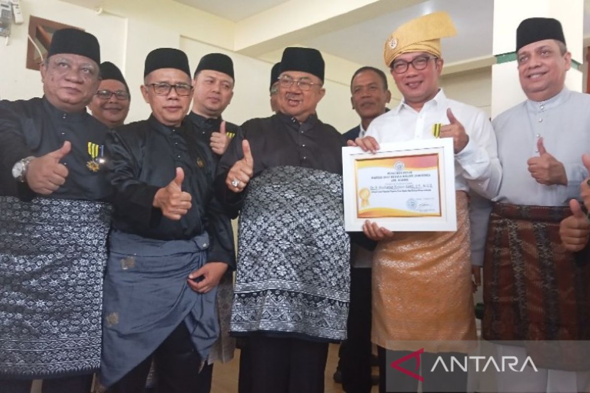 Ridwan Kamil dinobatkan jadi Dewan Penasihat MABMI di Medan